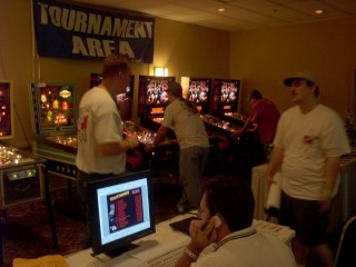 Texas Pinball Festival 2004 - Tournament Area